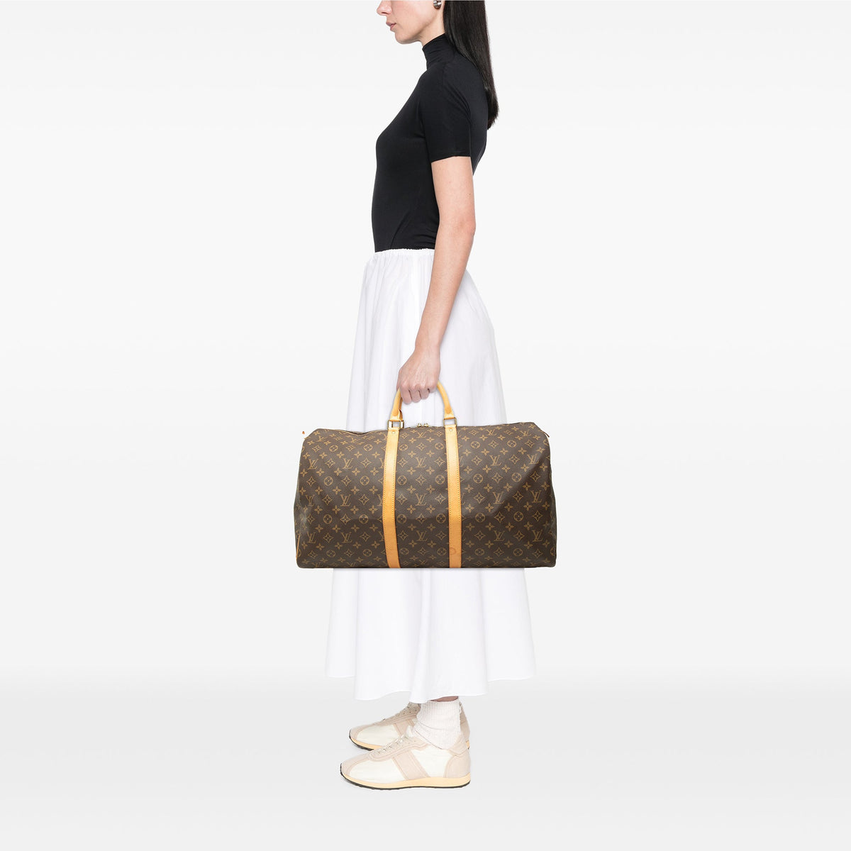 Louis Vuitton Monogram Keepall 55 — Brown