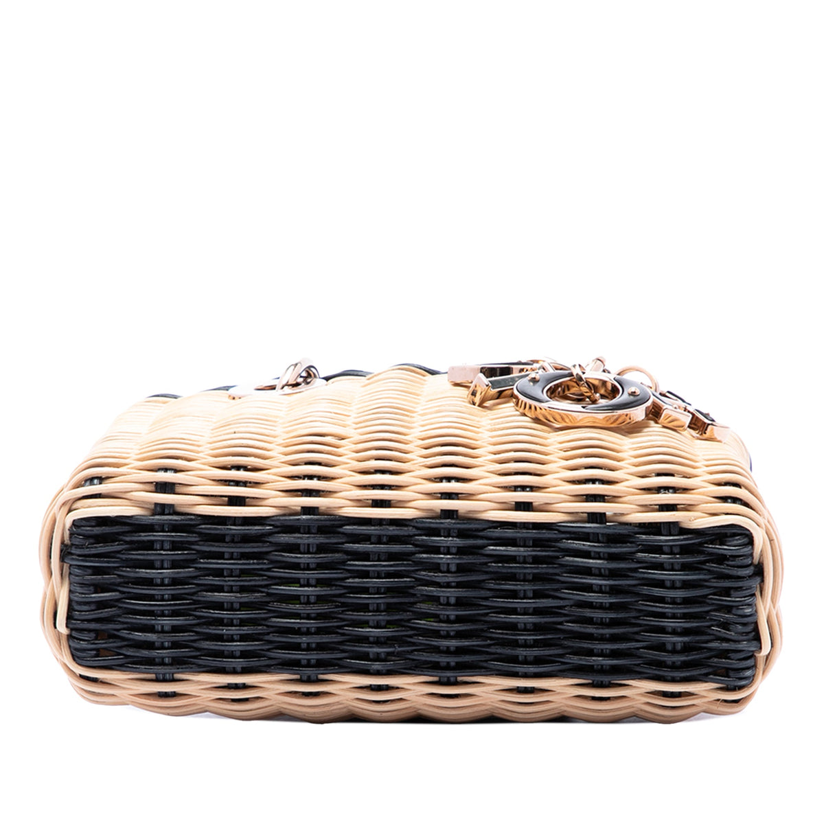 Dior Micro Wicker Oblique Lady D Joy — Beige