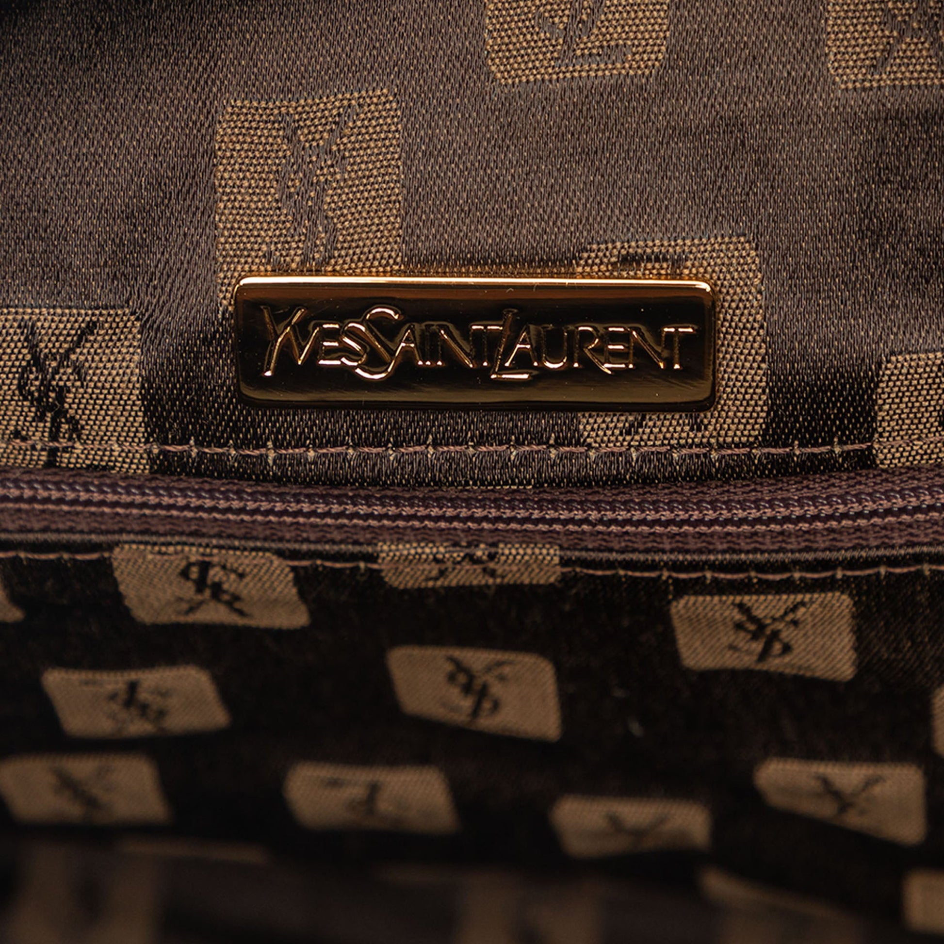 Saint Laurent PVC Boston Bag