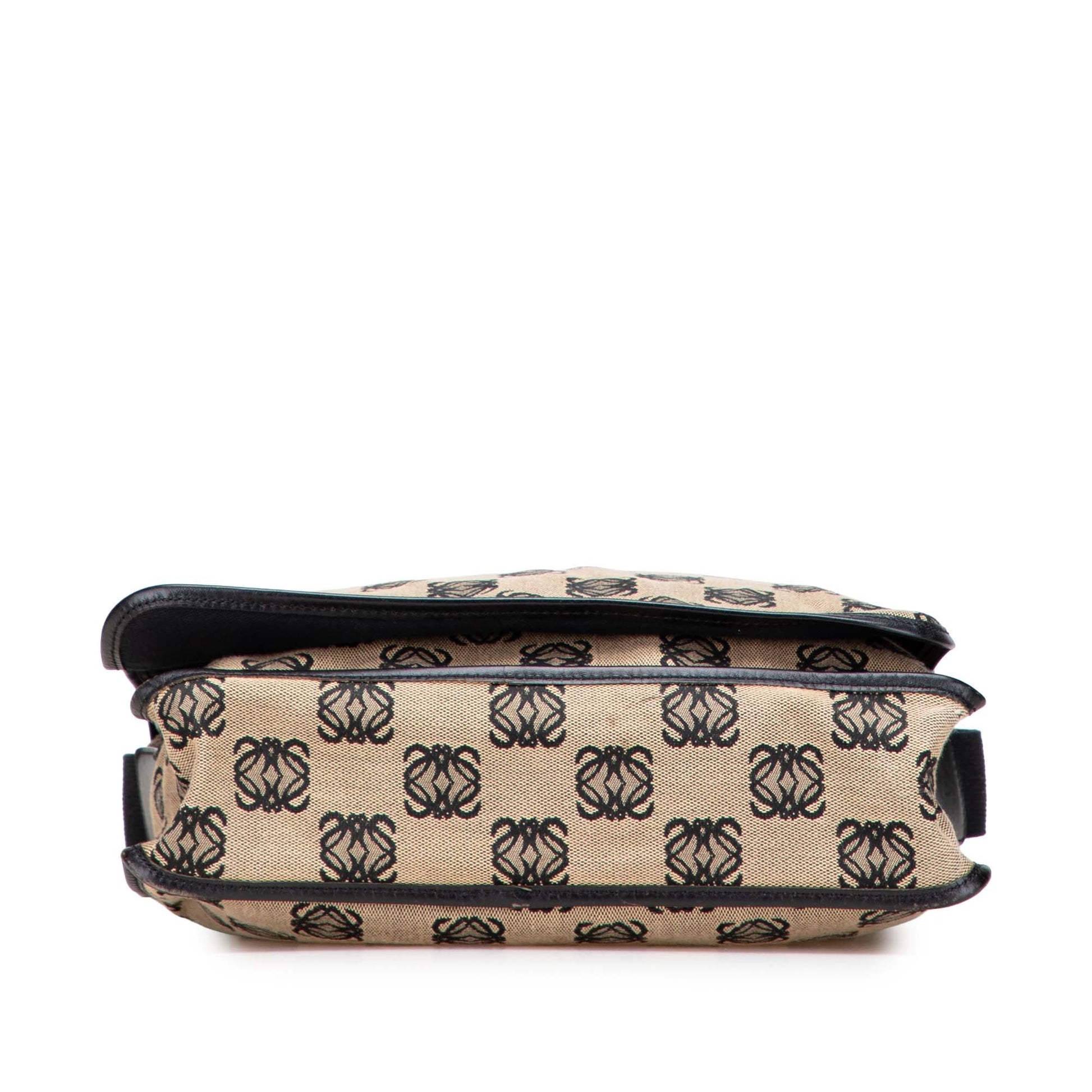 LOEWE Anagram Canvas Messenger Bag
