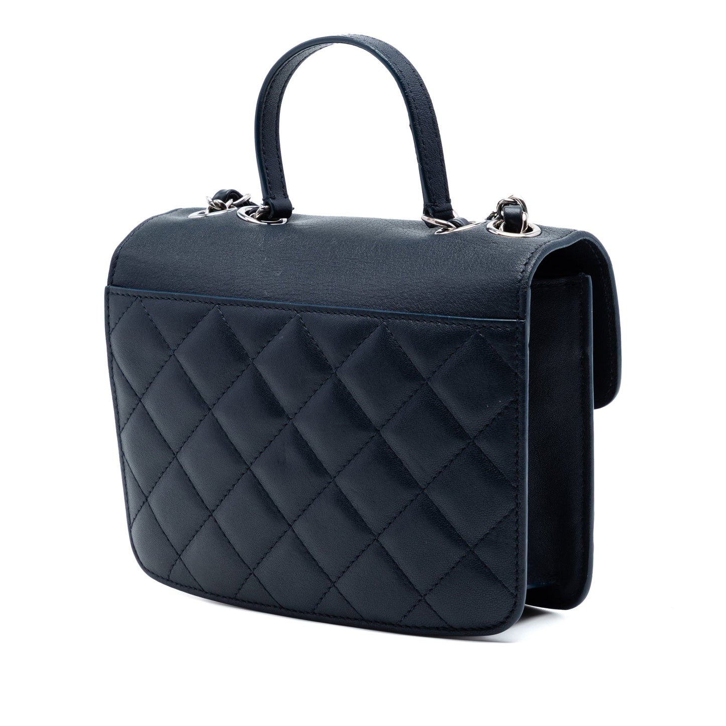 Chanel Small Quilted Goatskin CC Box Flap