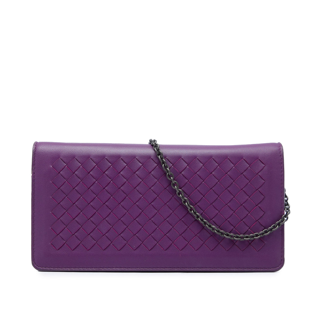 Bottega Veneta Nappa Intrecciato Continental Wallet on Chain