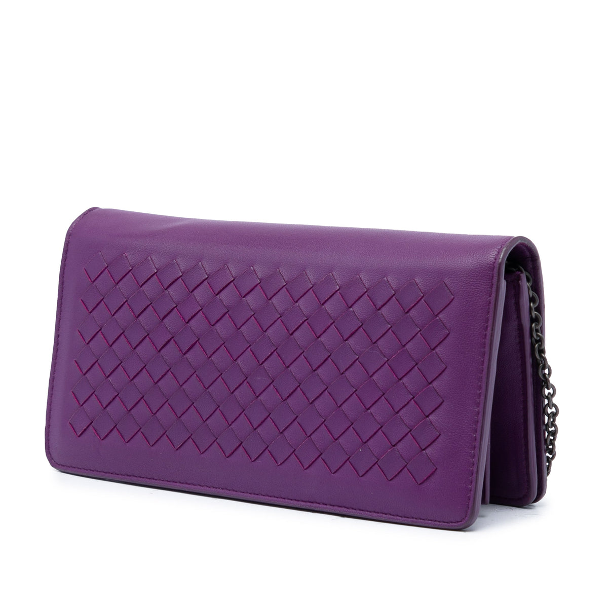 Bottega Veneta Nappa Intrecciato Continental Wallet on Chain