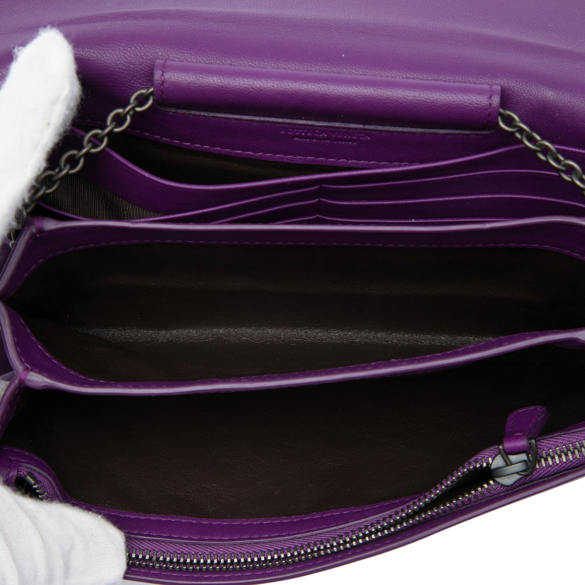 Bottega Veneta Nappa Intrecciato Continental Wallet on Chain