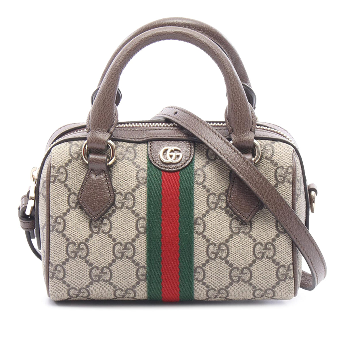 Gucci Mini GG Supreme Ophidia Boston Bag