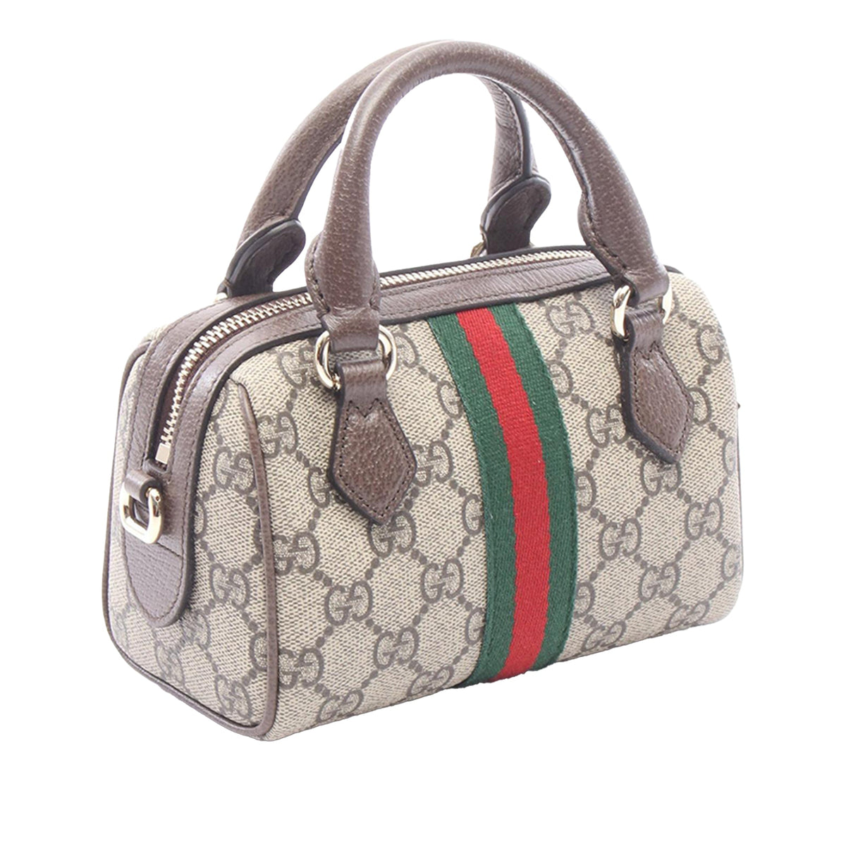 Gucci Mini GG Supreme Ophidia Boston Bag