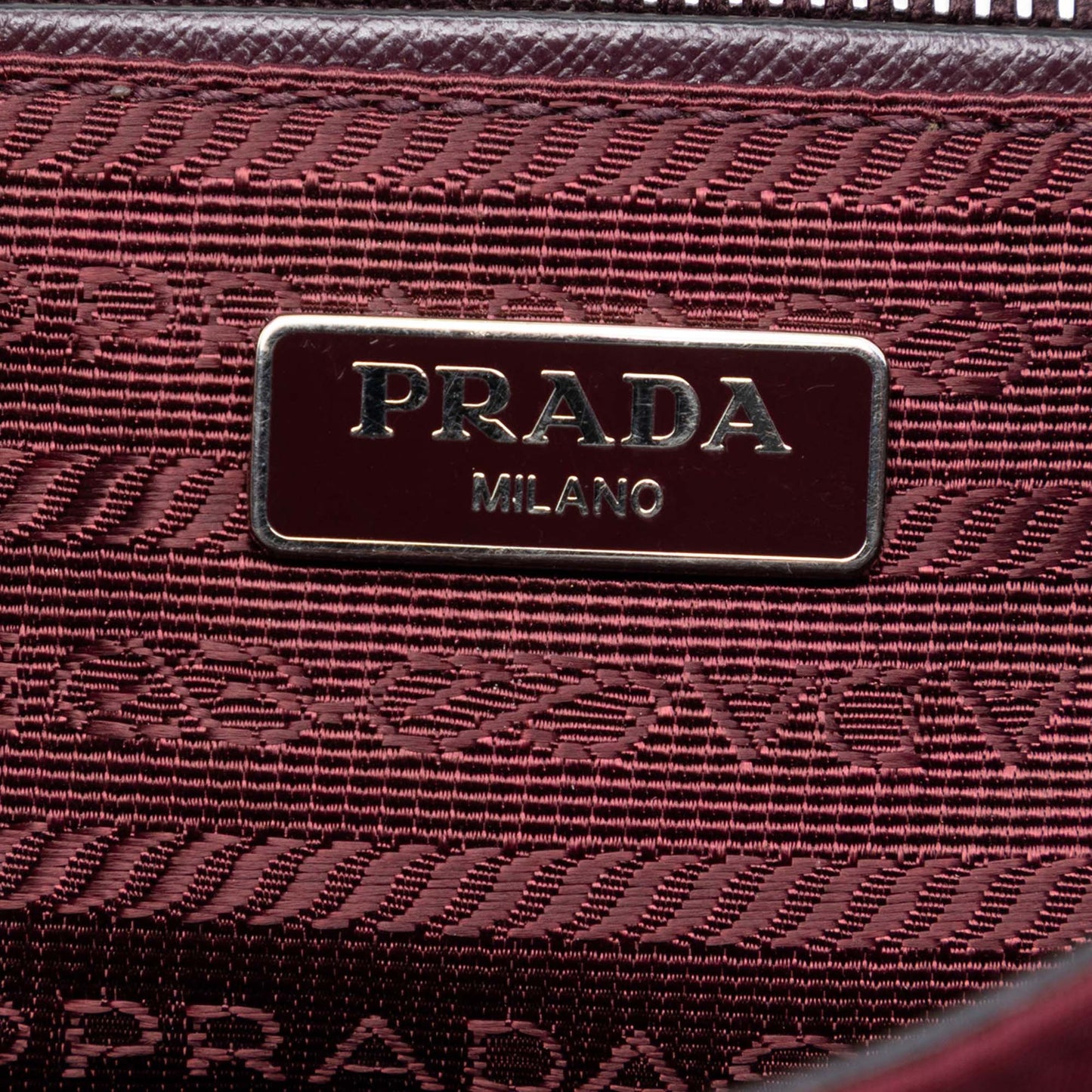 Prada Impuntu Tessuto Chain Crossbody