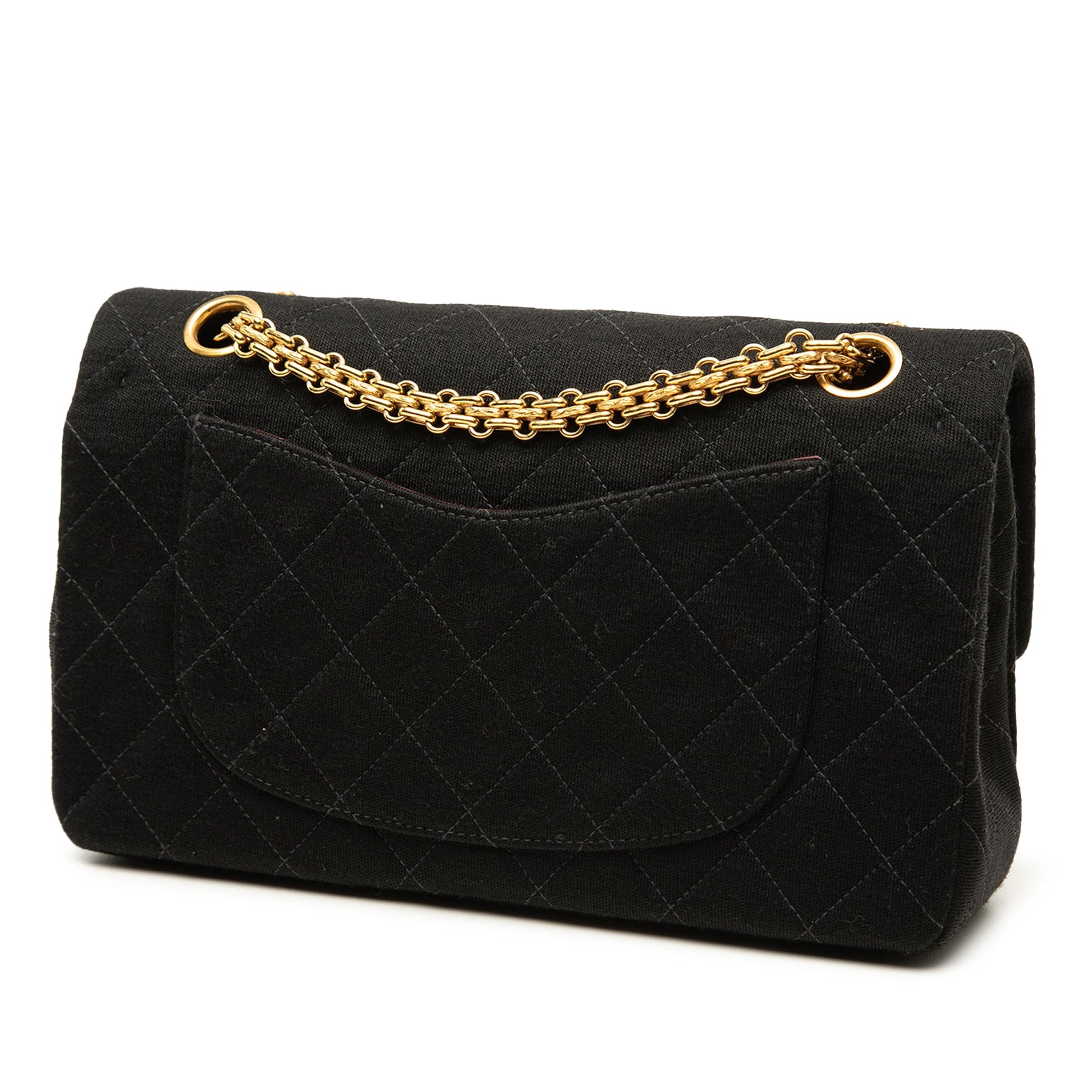 Chanel Small Classic Jersey Double Flap