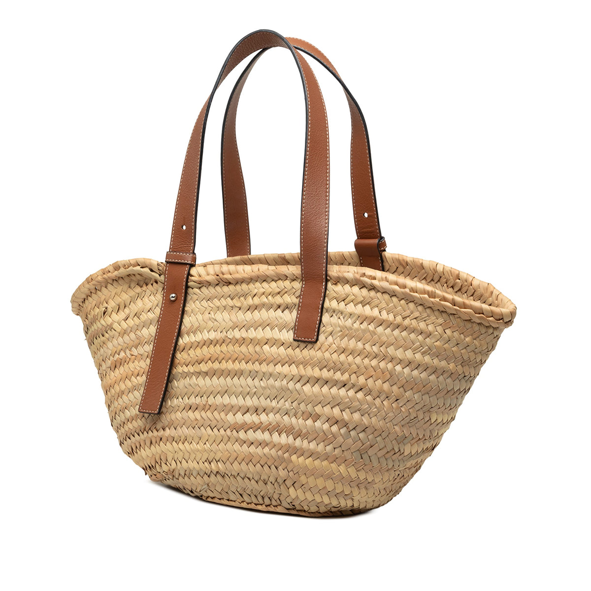 LOEWE Medium Raffia Anagram Basket Tote