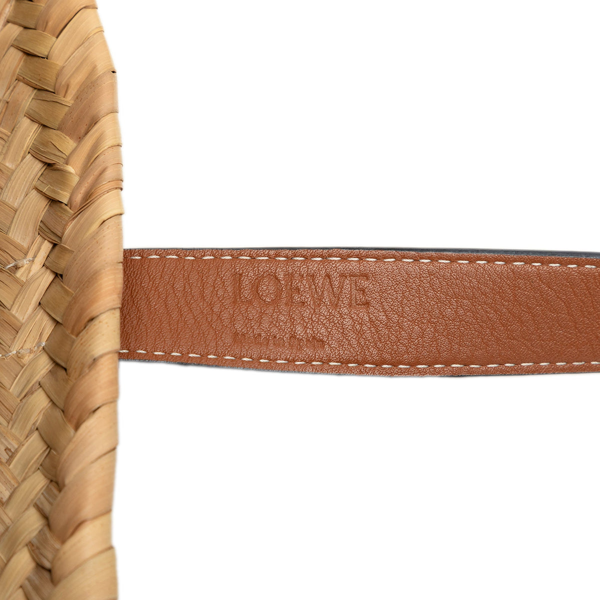 LOEWE Medium Raffia Anagram Basket Tote