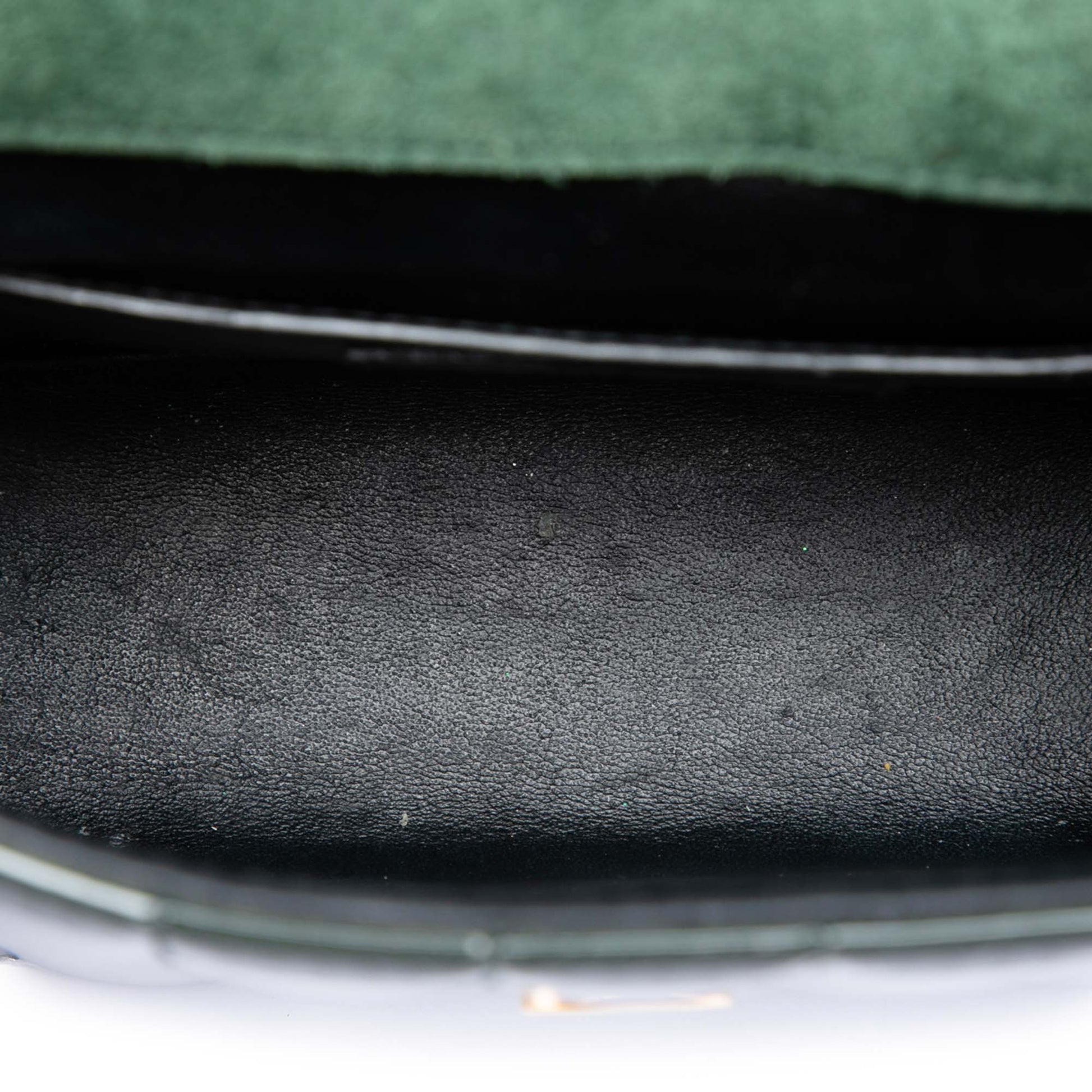 Saint Laurent Small Patent Monogram Vicky Chain Bag