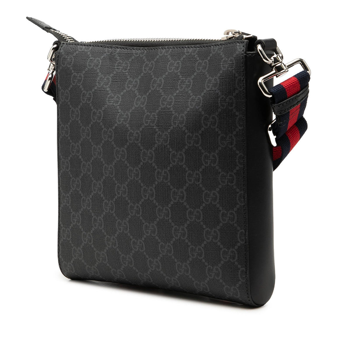 Gucci Small GG Supreme Web Messenger Bag