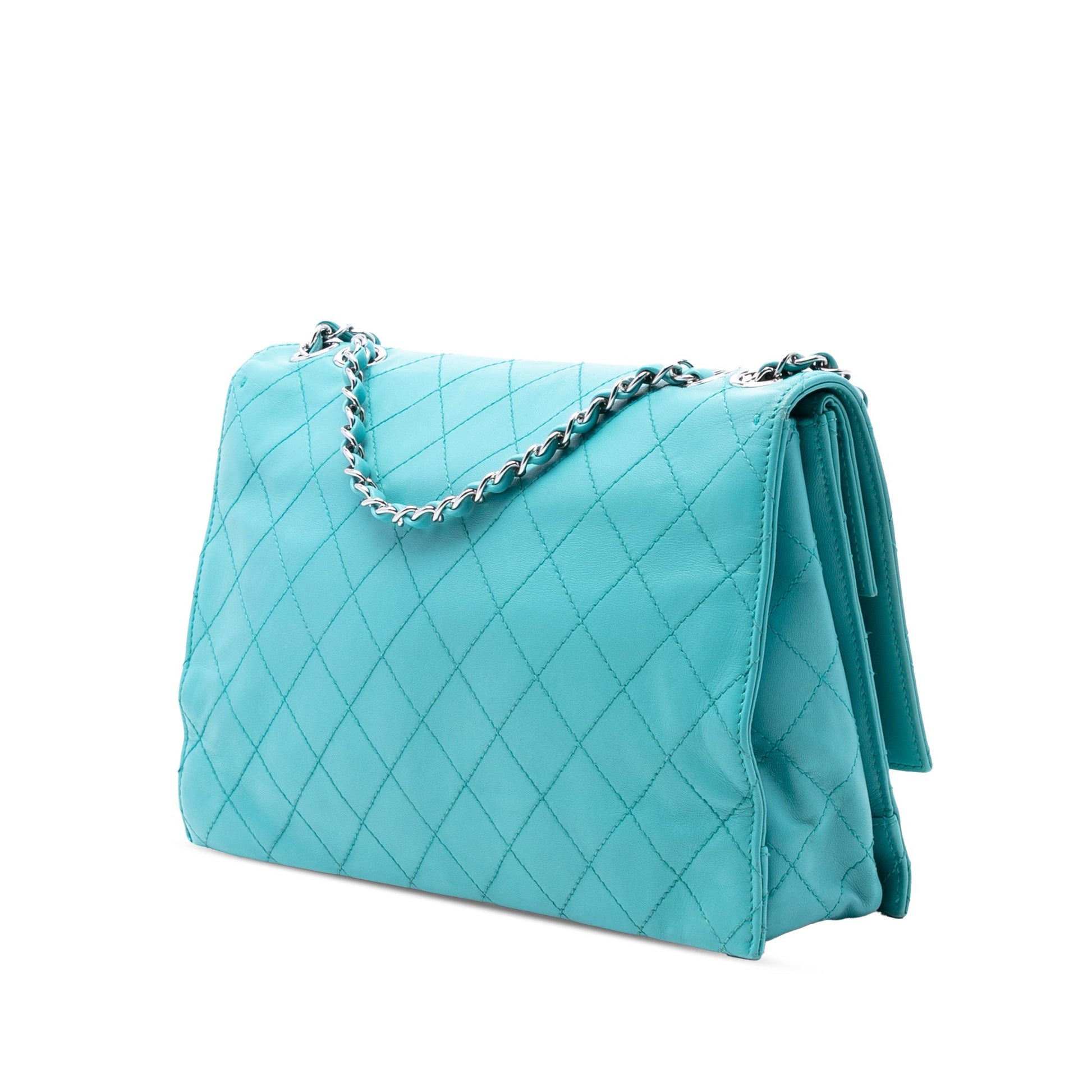 Chanel CC Quilted Calfskin Double Flap