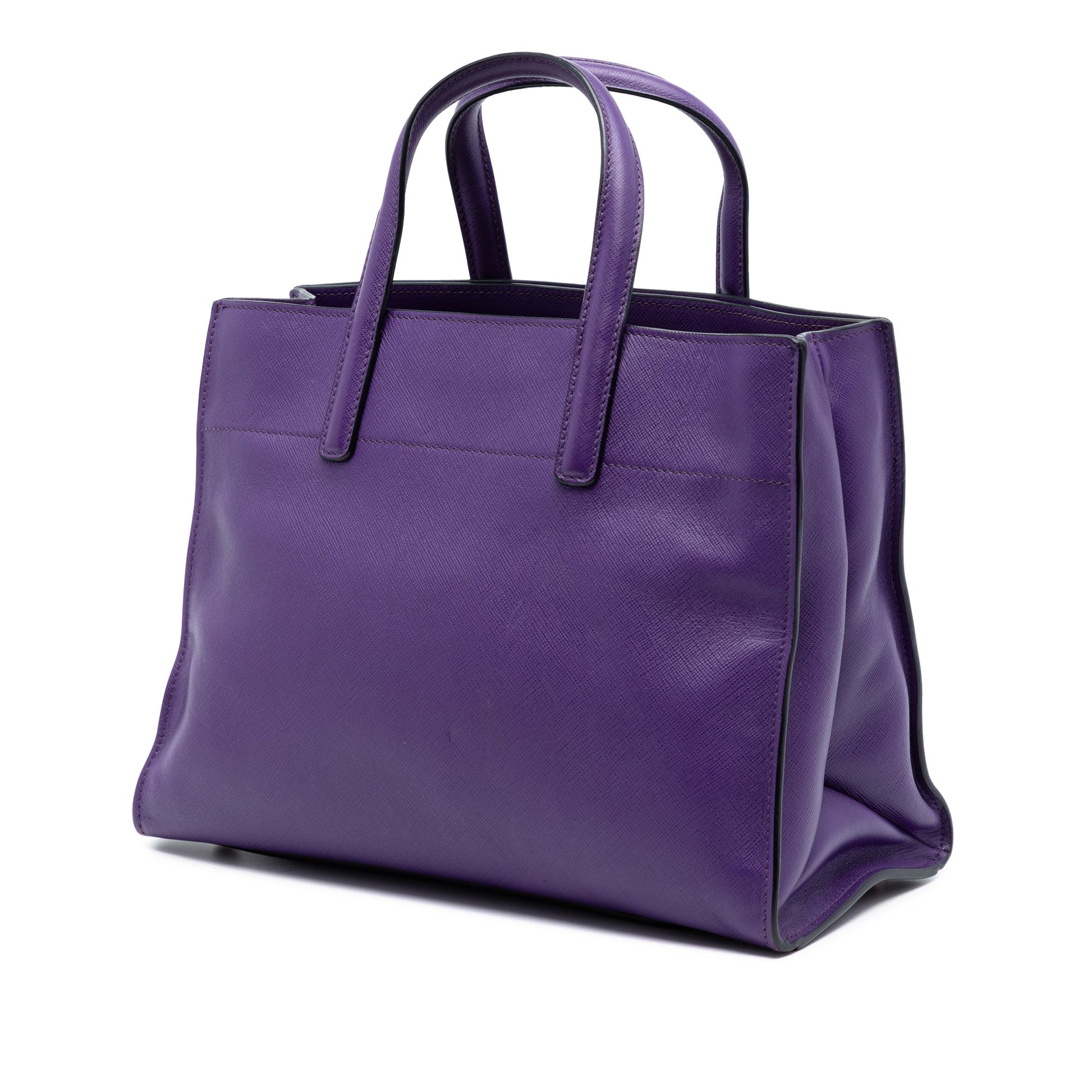 Prada Saffiano Soft Triple Pocket Tote