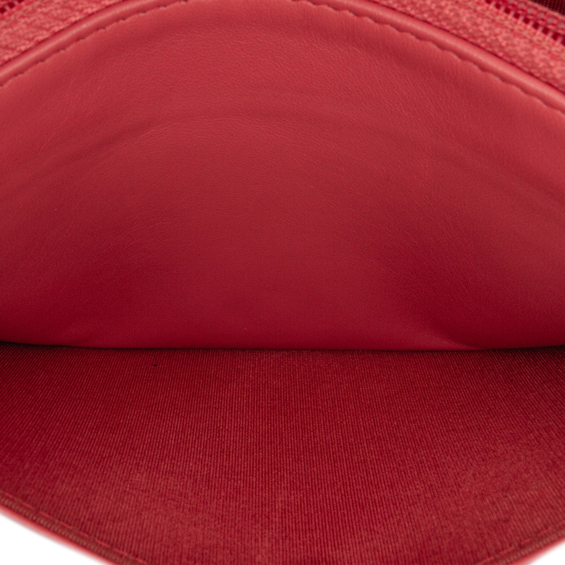Chanel CC Quilted Lambskin Double Stitch Tassel Wallet On Chain