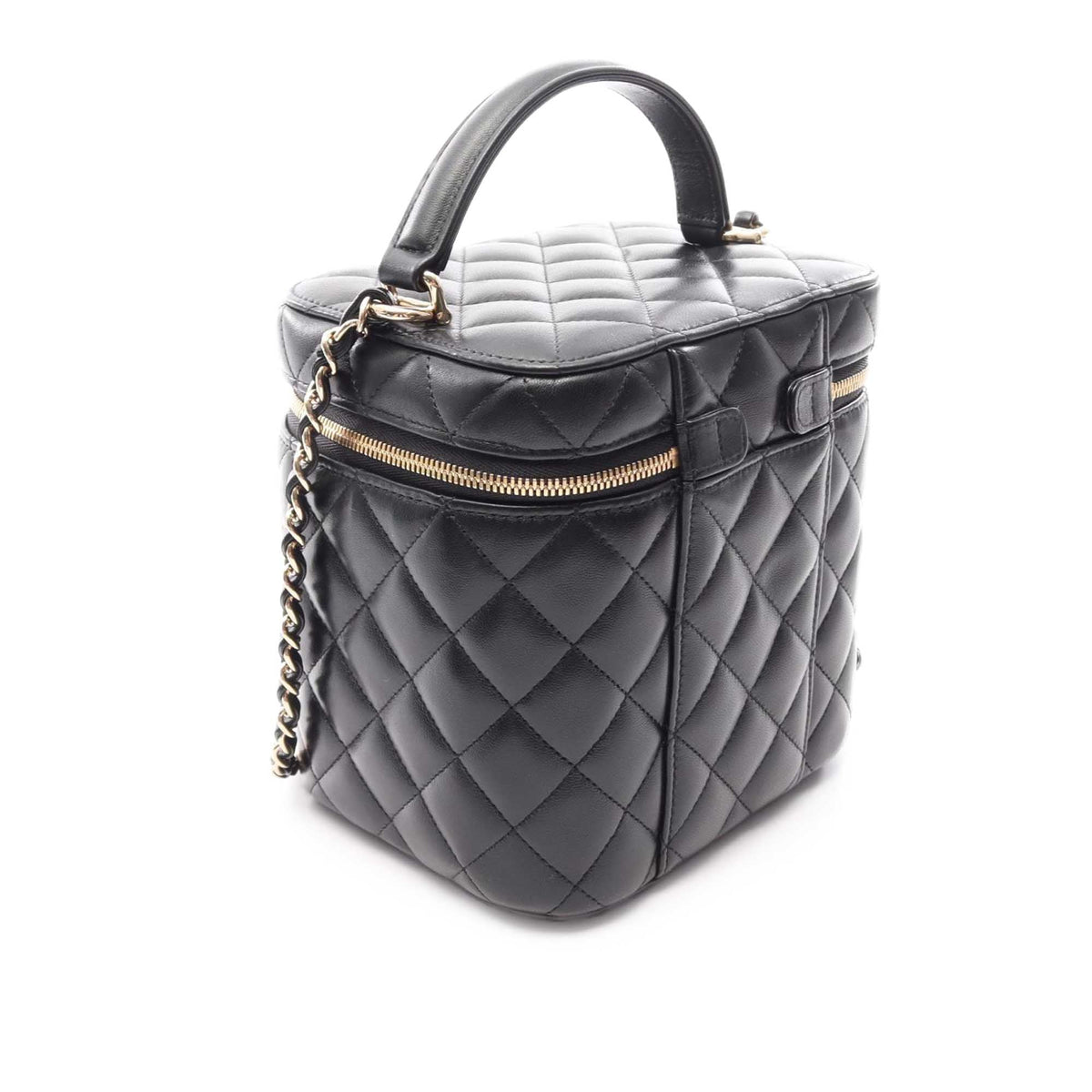 Chanel CC Quilted Lambskin Vanity Case