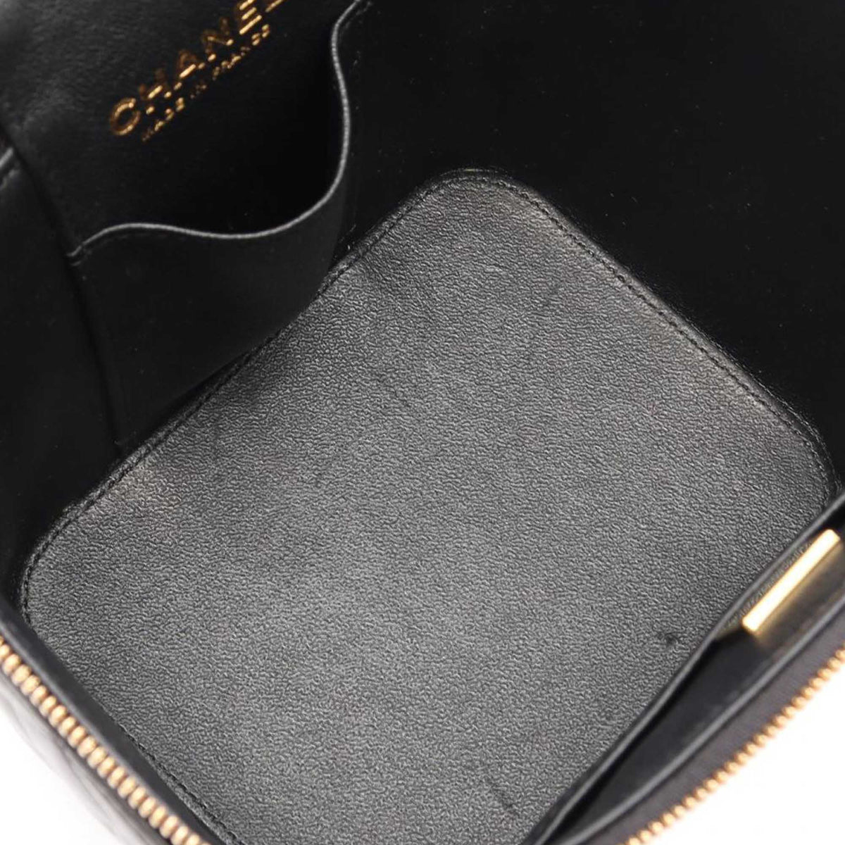 Chanel CC Quilted Lambskin Vanity Case