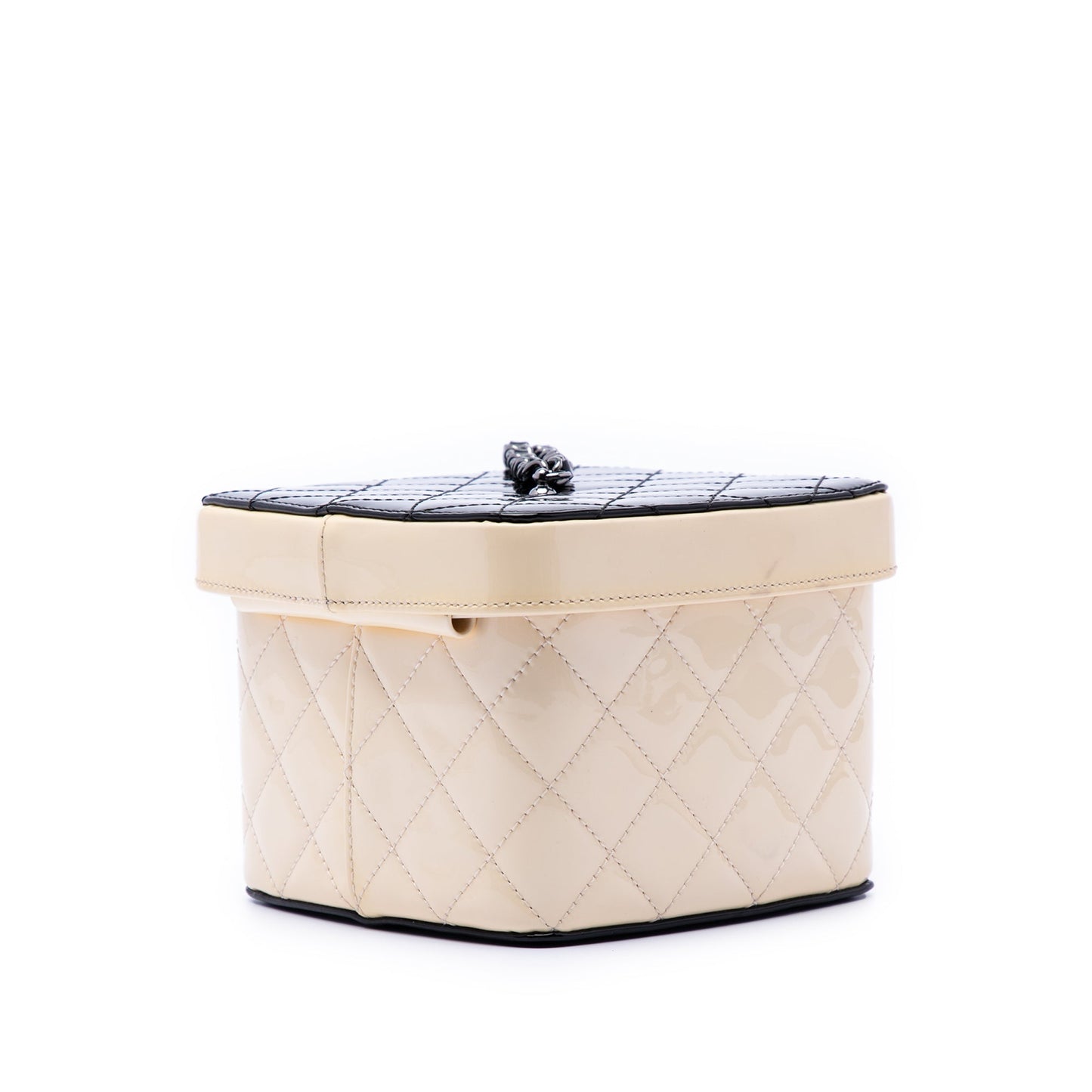 Chanel Mini CC Quilted Patent Vanity Bag
