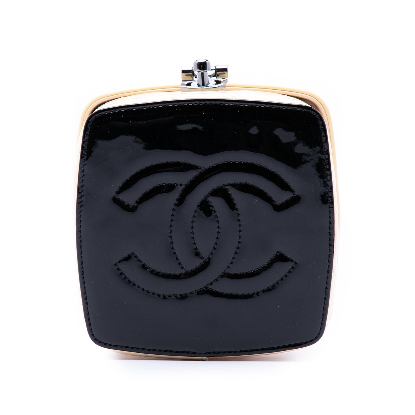 Chanel Mini CC Quilted Patent Vanity Bag