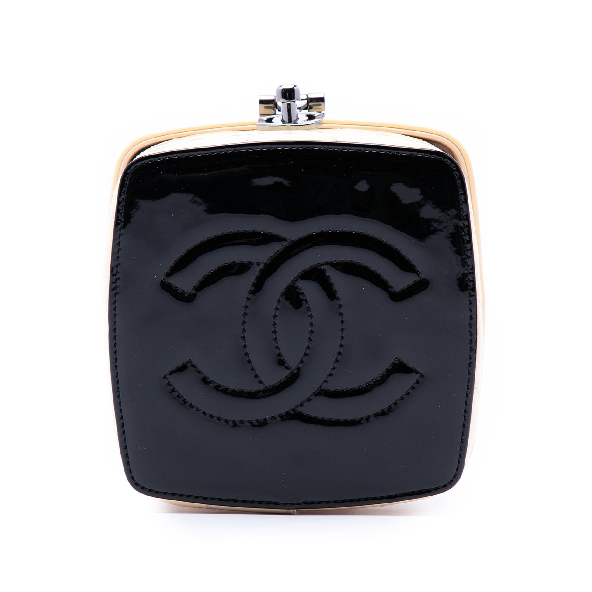 Chanel Mini CC Quilted Patent Vanity Bag