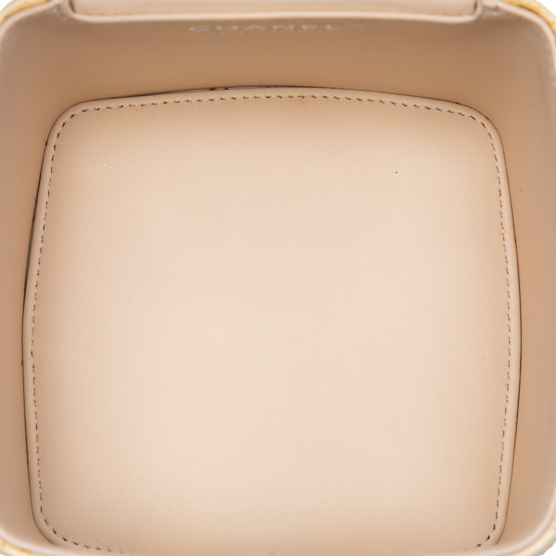 Chanel Mini CC Quilted Patent Vanity Bag
