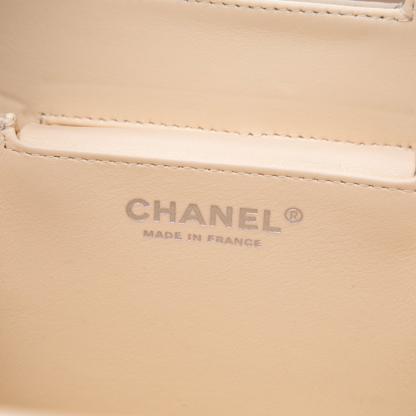 Chanel Mini CC Quilted Patent Vanity Bag