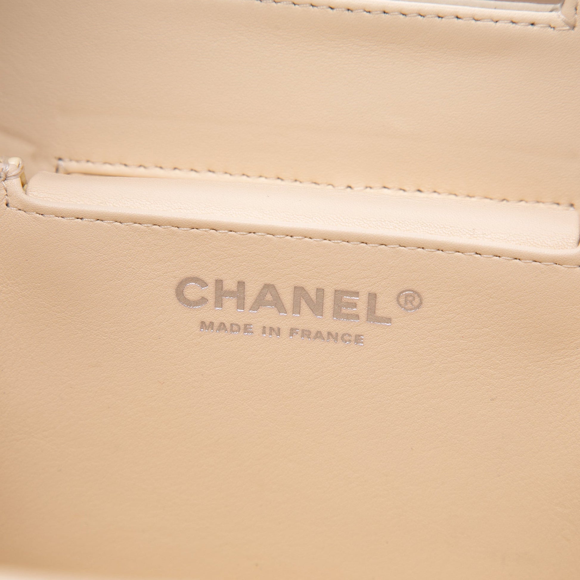Chanel Mini CC Quilted Patent Vanity Bag