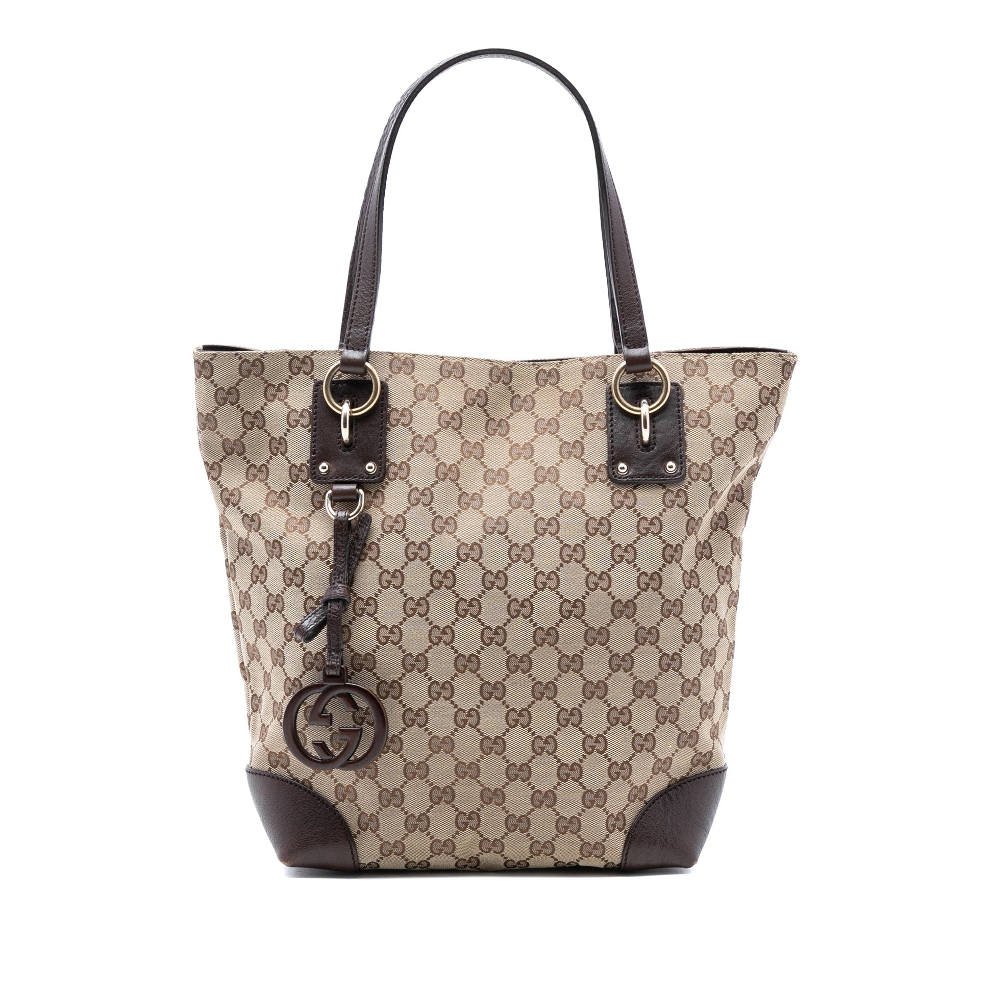 Gucci GG Canvas GG Charm Tote