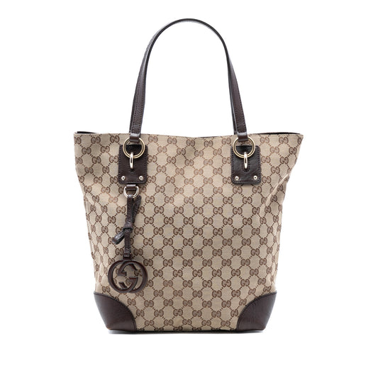Gucci GG Canvas GG Charm Tote