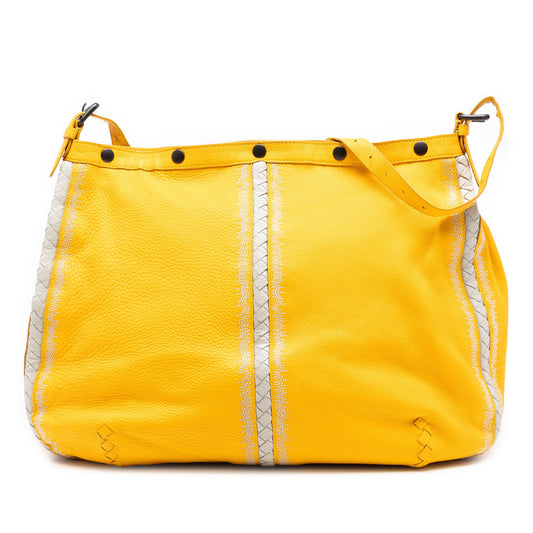 Bottega Veneta Intrecciato Trimmed Nappa Crossbody