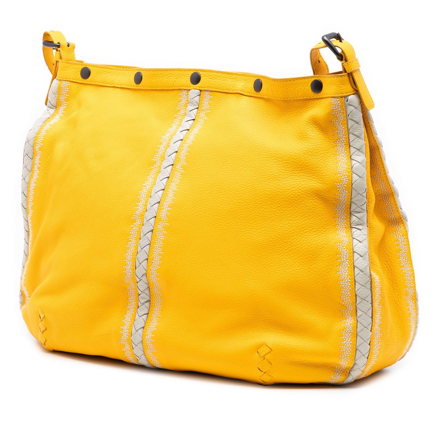 Bottega Veneta Intrecciato Trimmed Nappa Crossbody