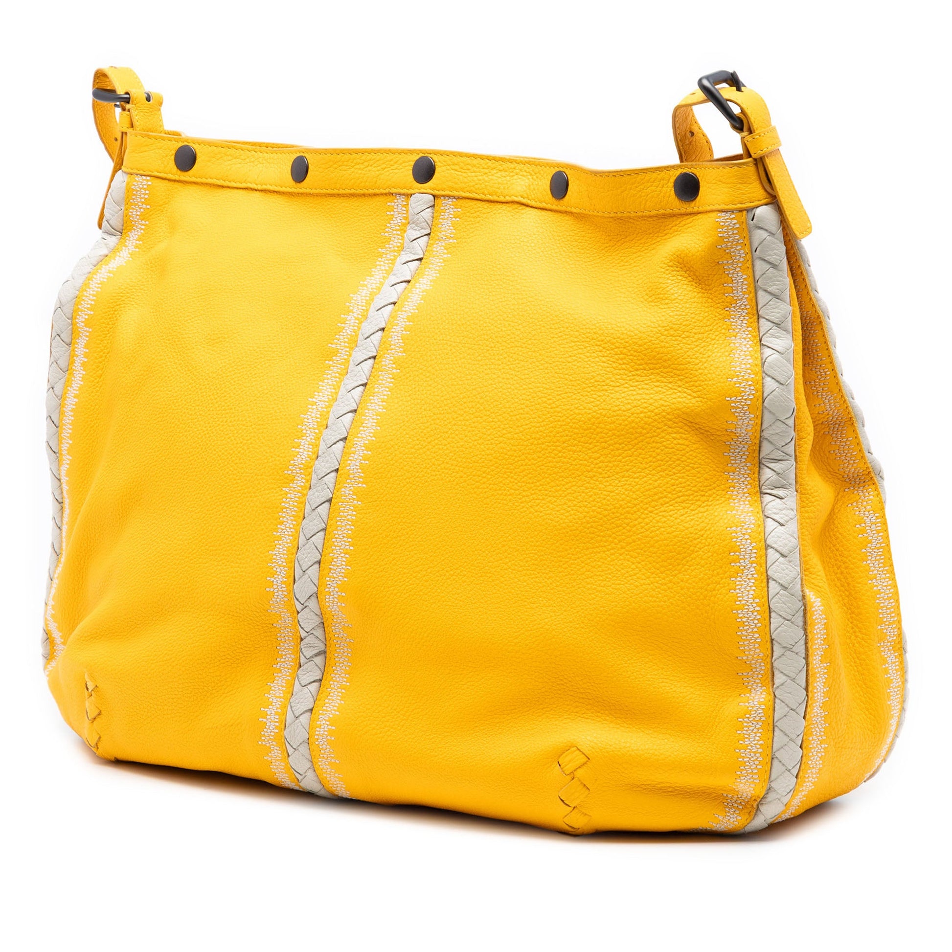 Bottega Veneta Intrecciato Trimmed Nappa Crossbody