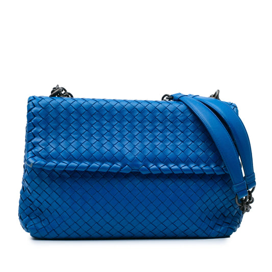 Bottega Veneta Medium Nappa Intrecciato Olimpia Shoulder Bag