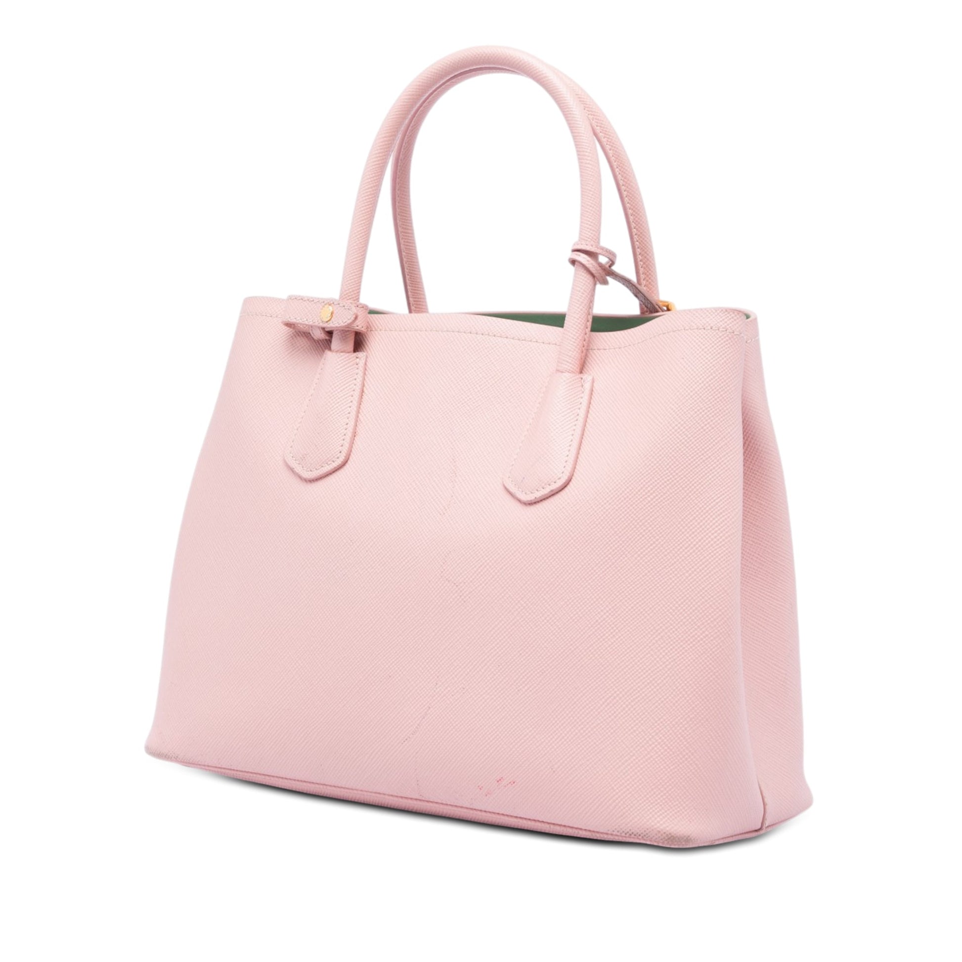 Prada Medium Saffiano Cuir Double Satchel