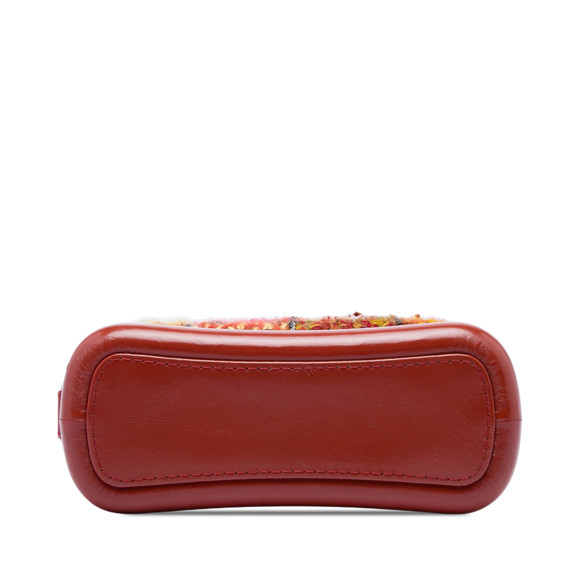 Chanel Small Tweed and Lambskin Gabrielle Crossbody — Red