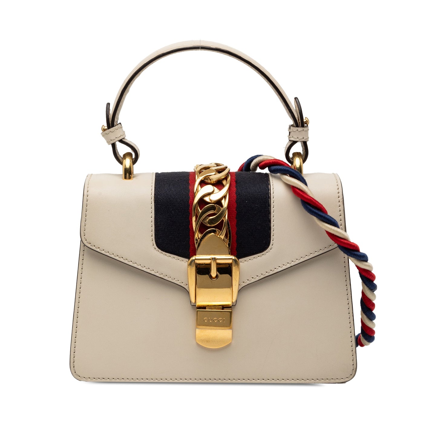 Gucci Mini Calfskin Sylvie Satchel