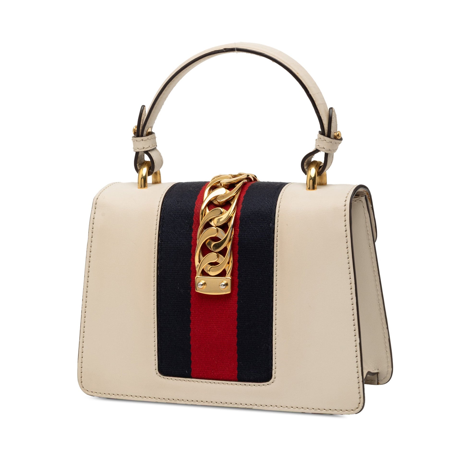 Gucci Mini Calfskin Sylvie Satchel