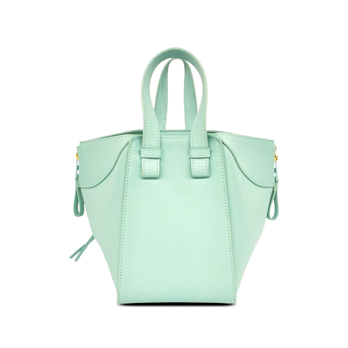 LOEWE Soft Grained Calfskin Compact Hammock Bag — Green