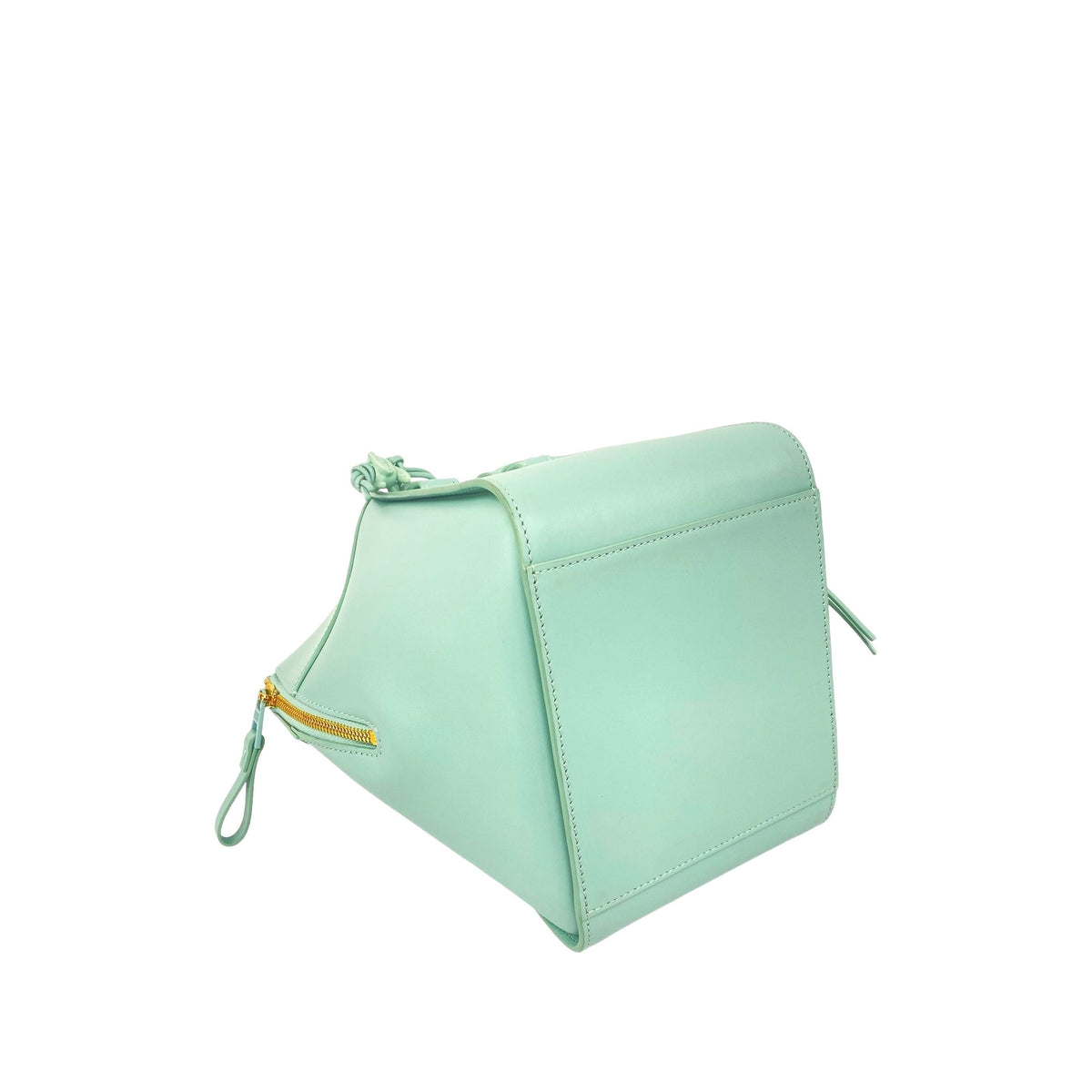 LOEWE Soft Grained Calfskin Compact Hammock Bag — Green