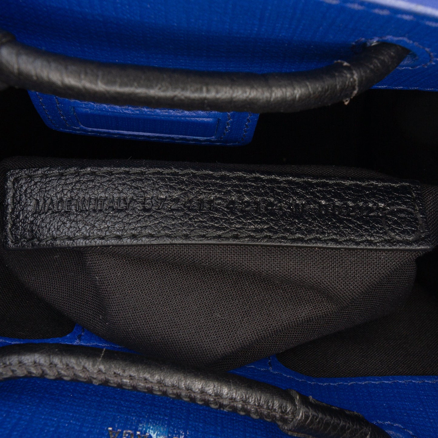 Balenciaga XXS Leather Logo Shopping Tote