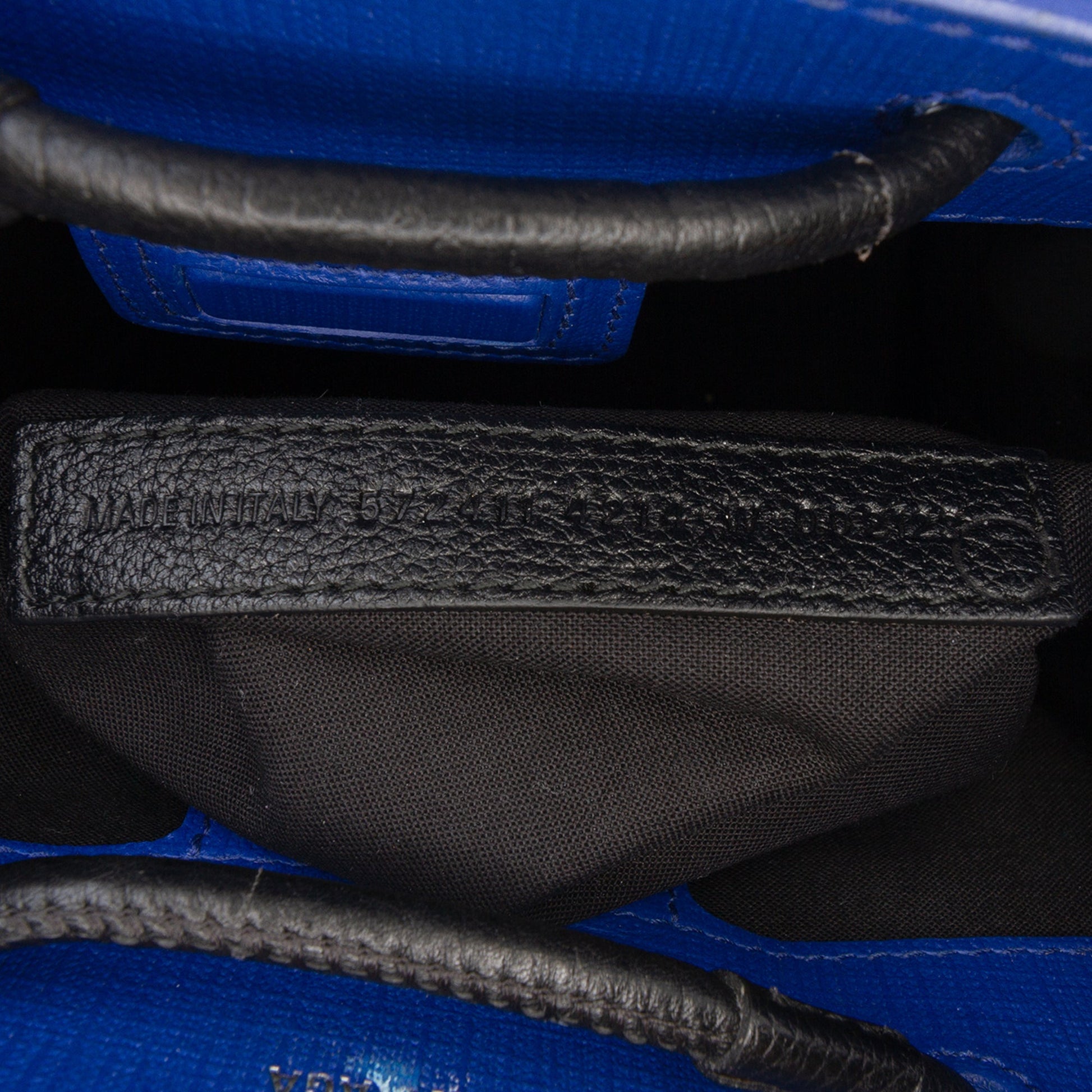 Balenciaga XXS Leather Logo Shopping Tote