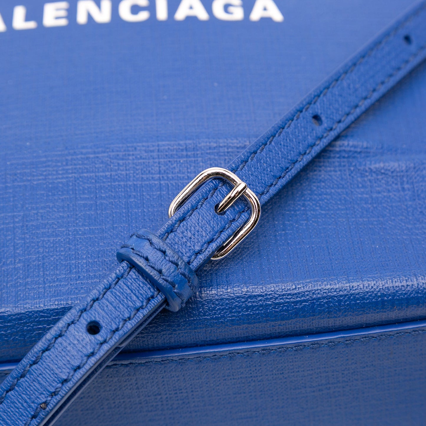 Balenciaga XXS Leather Logo Shopping Tote