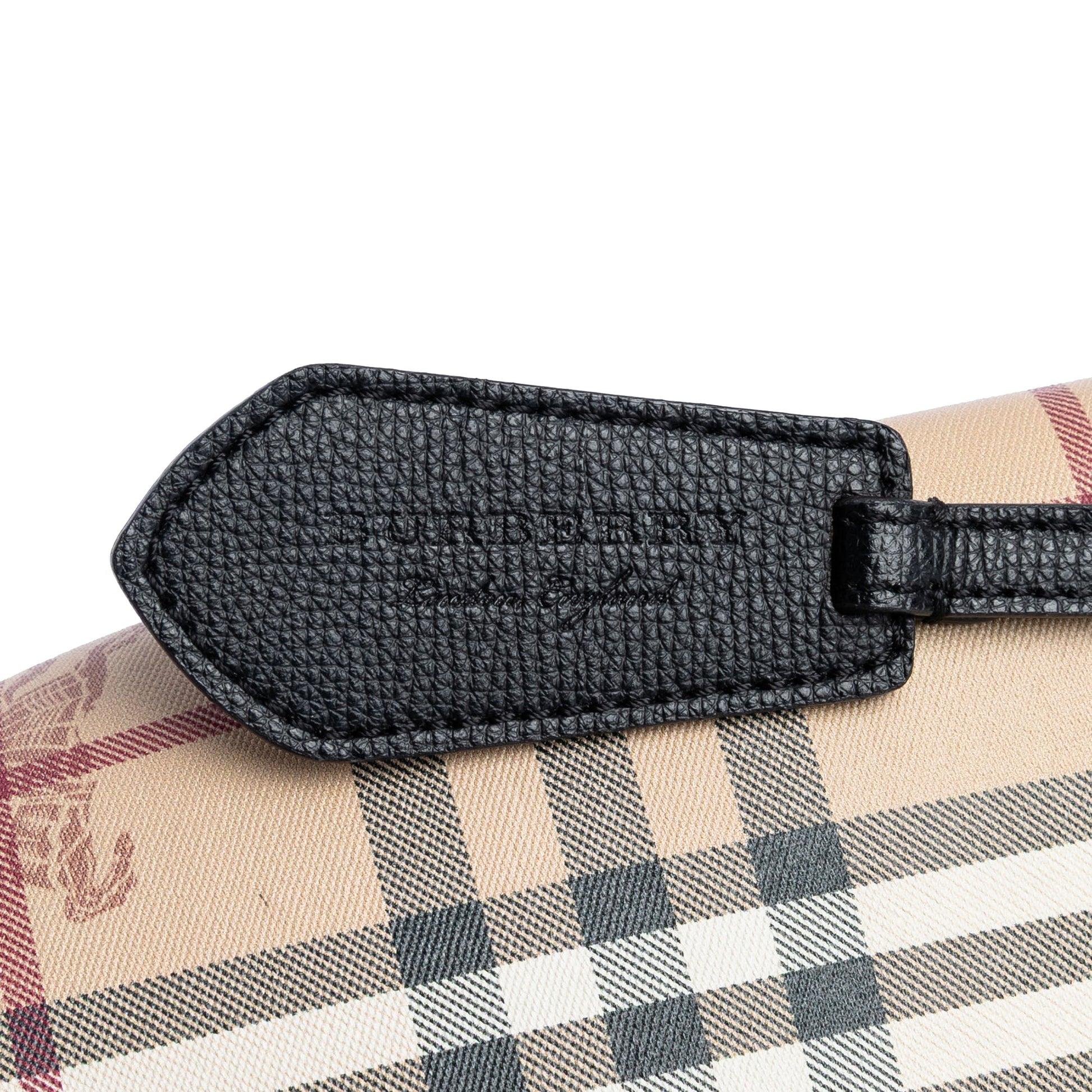 Burberry Haymarket Check Coated Canvas Lorne Bucket Bag