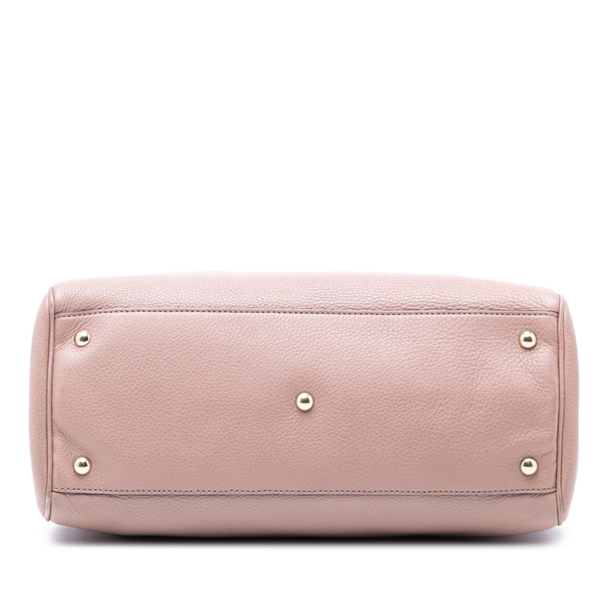 Gucci Medium Calfskin Bamboo Shopper Satchel