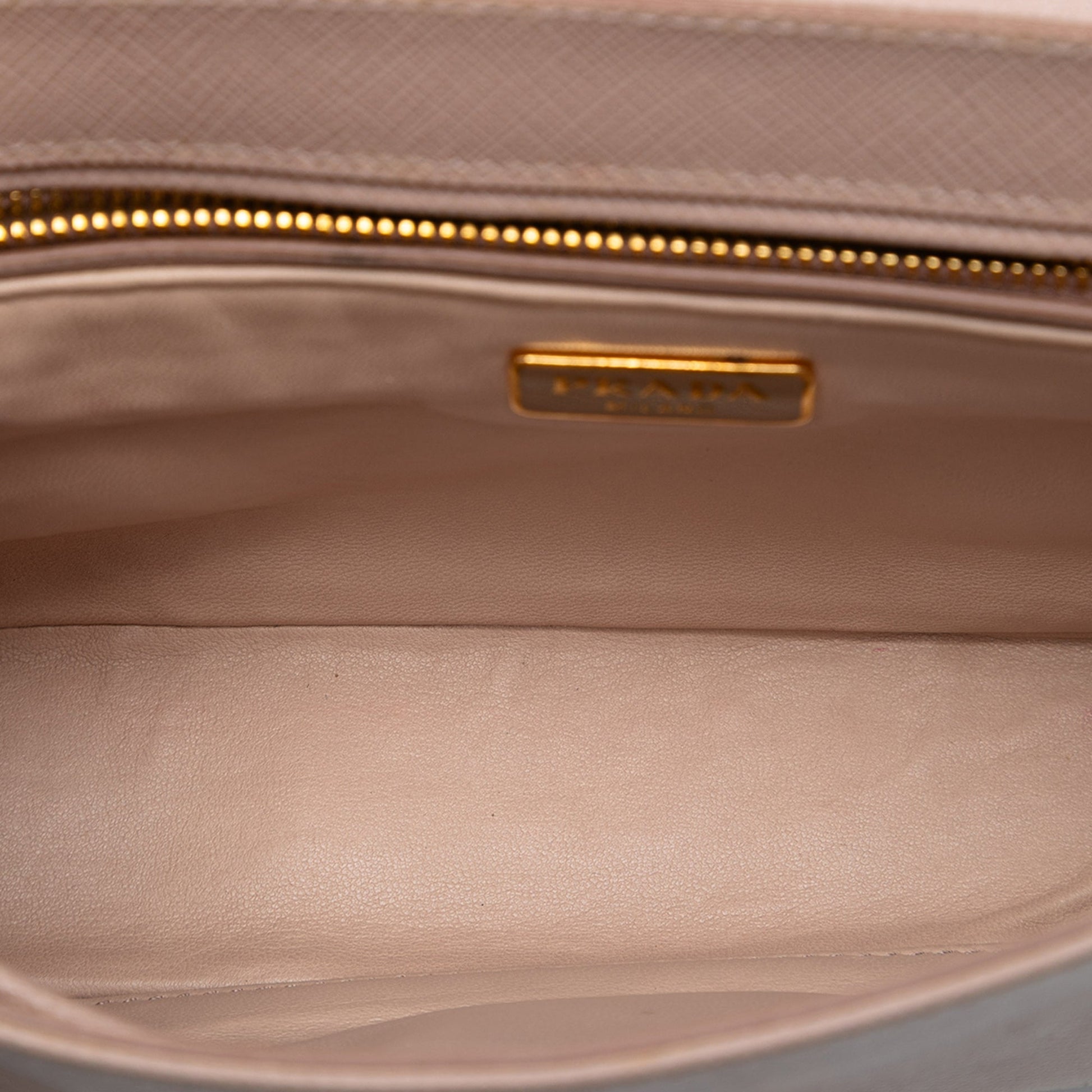 Prada Saffiano Sound Lock Satchel
