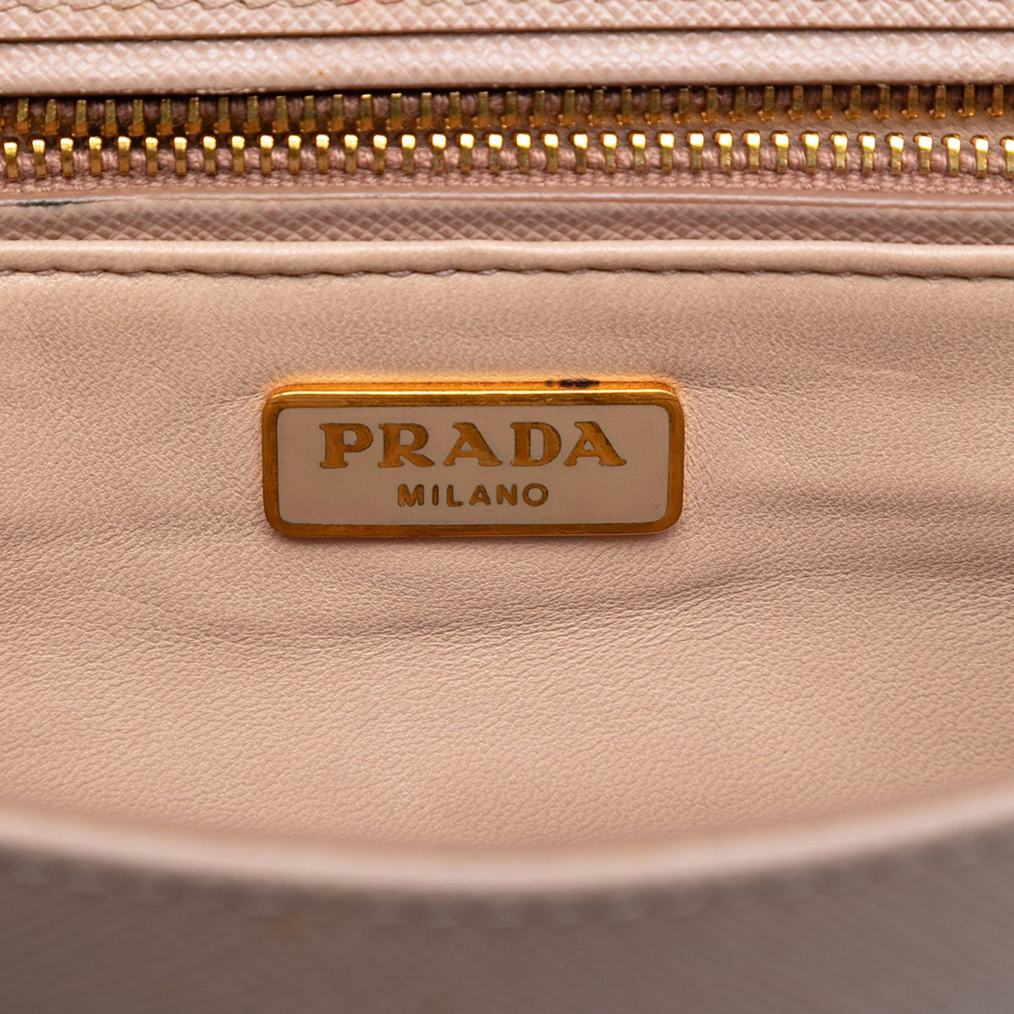Prada Saffiano Sound Lock Satchel