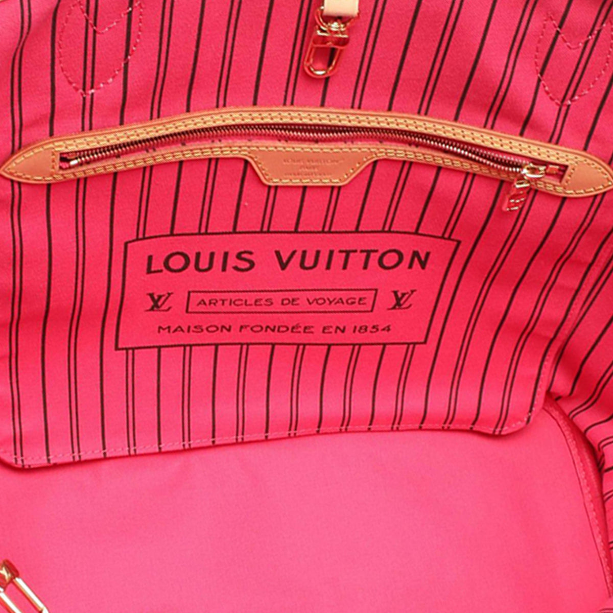 Louis Vuitton Monogram Neverfull Inside Out MM — Brown