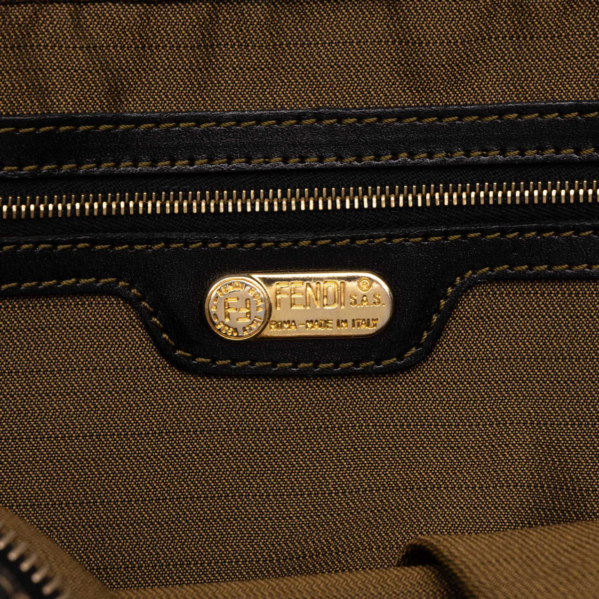 Fendi Zucca Canvas Satchel