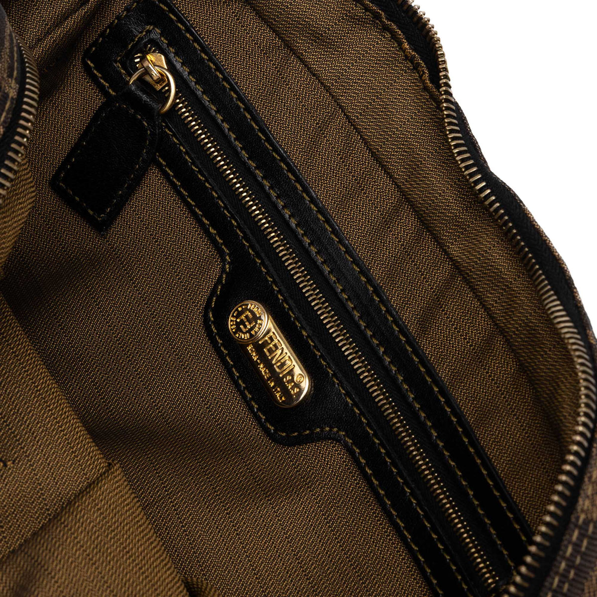 Fendi Zucca Canvas Satchel