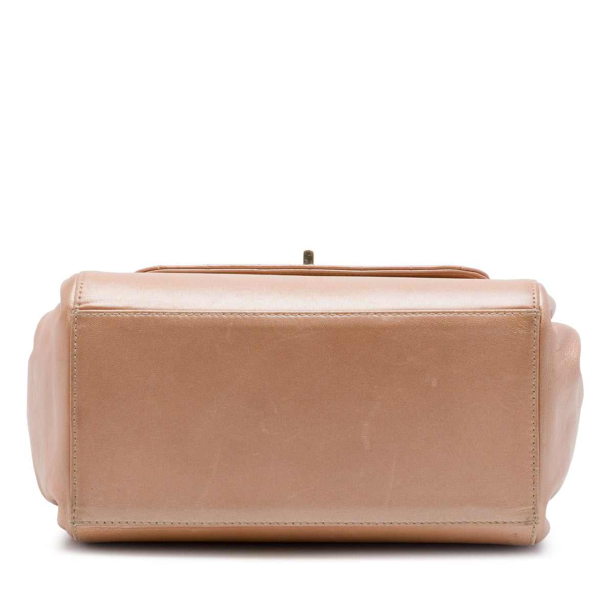 Chanel Lambskin Chocolate Bar Accordion Mademoiselle Turnlock Flap